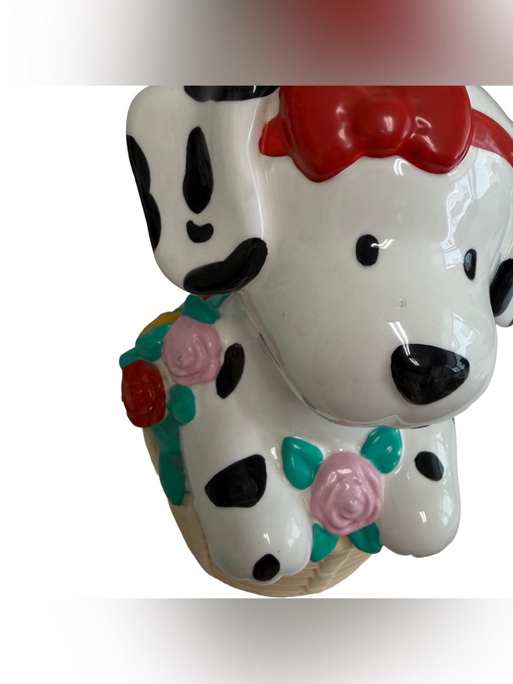 '90s Sanrio Spottie Dottie Figurine Ceramic Coin Bank - Picture 9 of 12